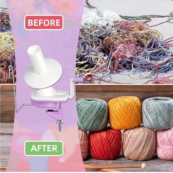 Purple Yarn Ball Winder - Picture 6 of 7